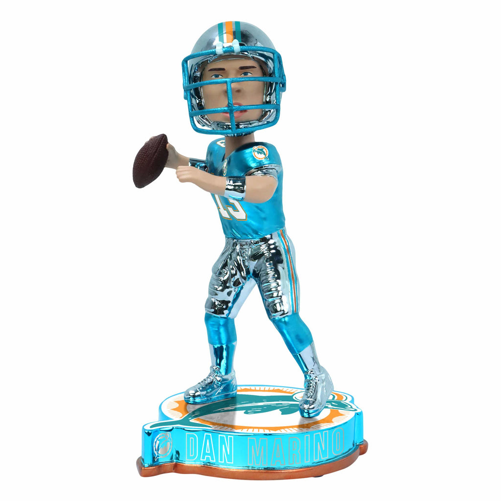 Dan Marino Miami Dolphins Electroplate Edition Bobblehead FOCO - FOCO.com