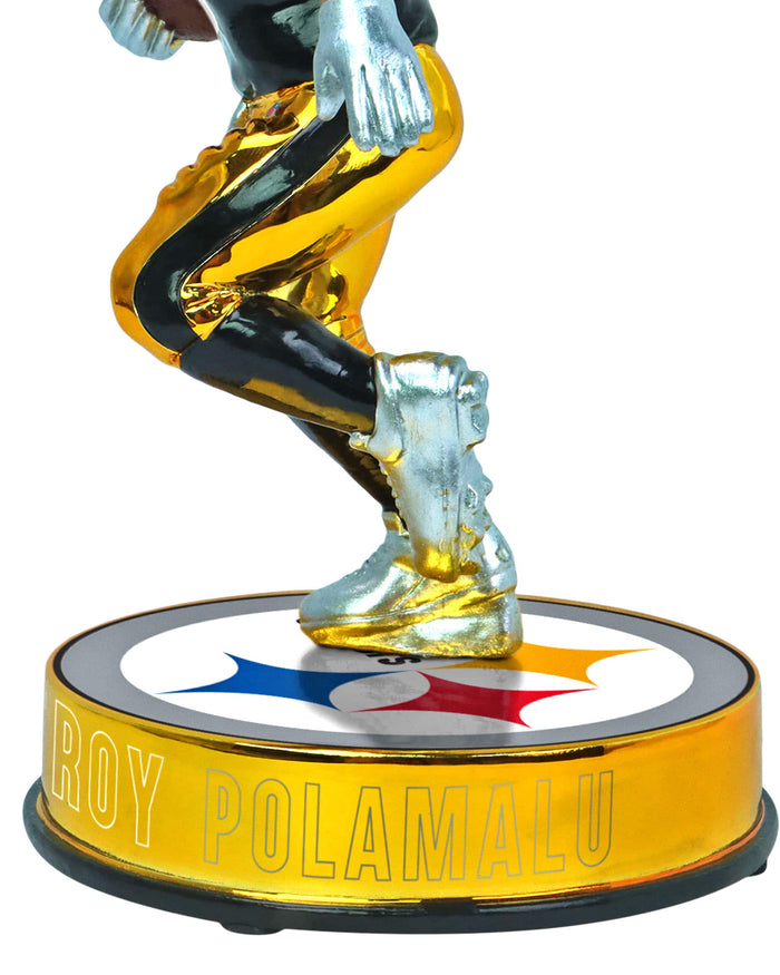 Troy Polamalu Pittsburgh Steelers Electroplated Edition Bobblehead