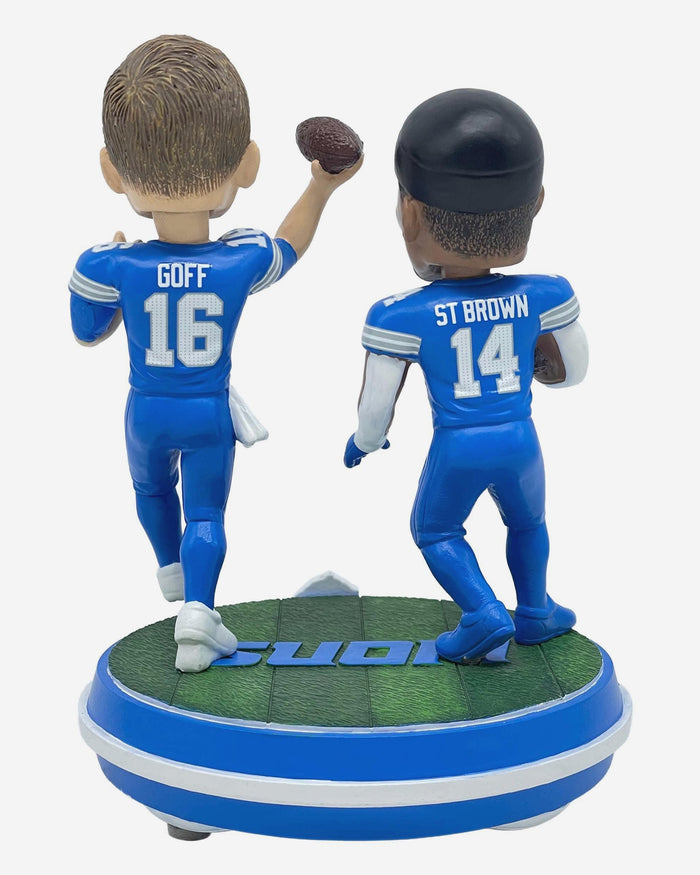 Jared Goff & Amon Ra St Brown Detroit Lions Dual Gamebreaker Bobblehead FOCO - FOCO.com