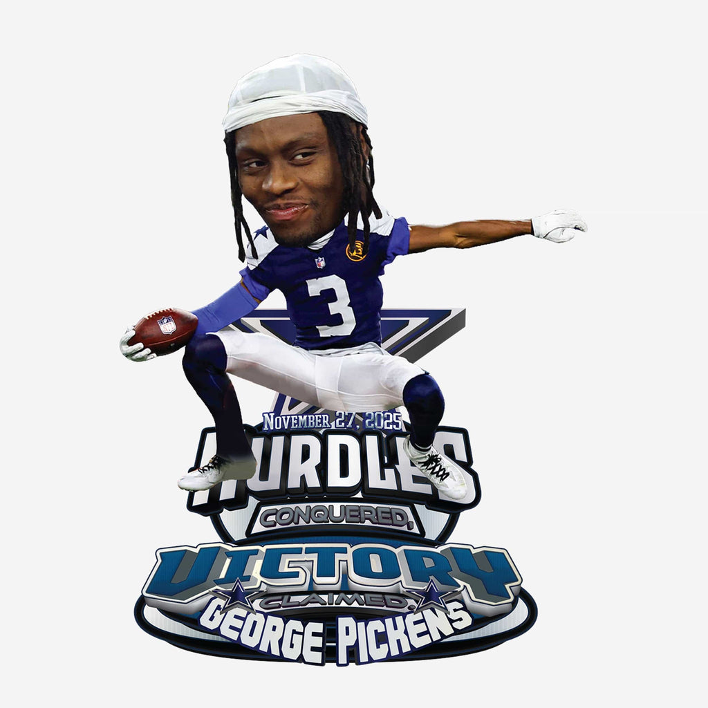 George Pickens Dallas Cowboys Gamebreaker Hurdle Bobblehead FOCO - FOCO.com