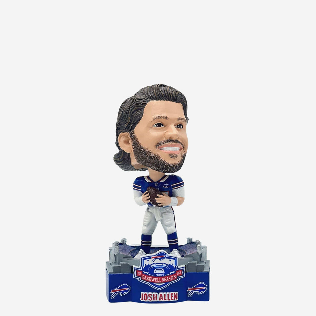 Josh Allen Buffalo Bills 2025 Highmark Stadium Farewell Season Mini Bighead Bobblehead FOCO - FOCO.com