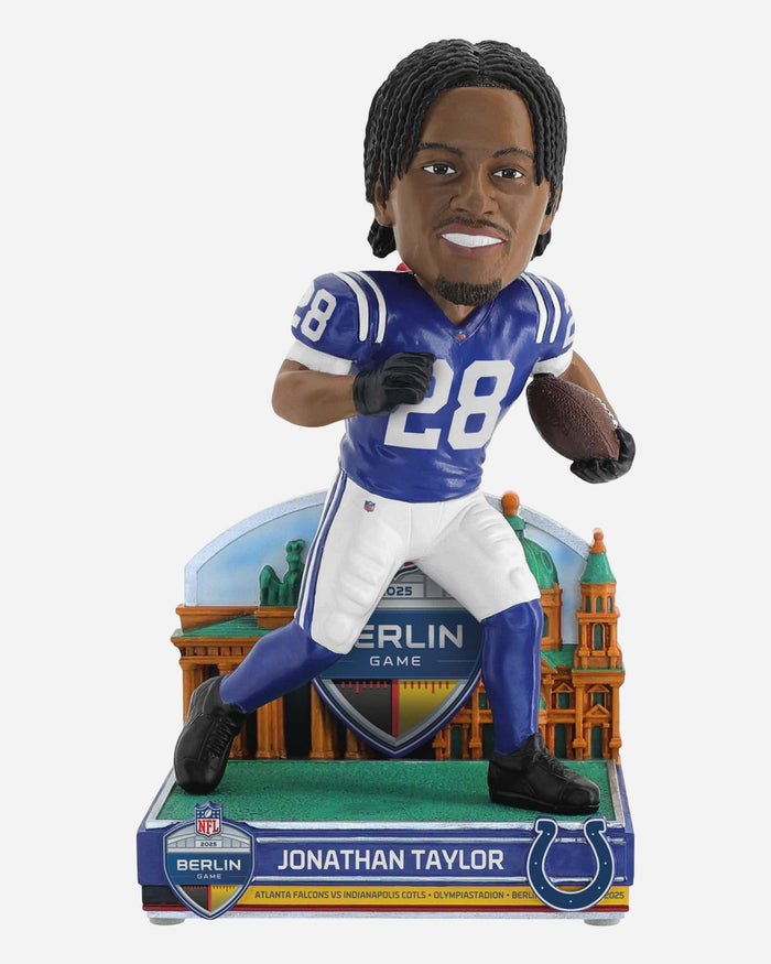 Jonathan Taylor Indianapolis Colts 2025 NFL International Game Bobblehead FOCO - FOCO.com