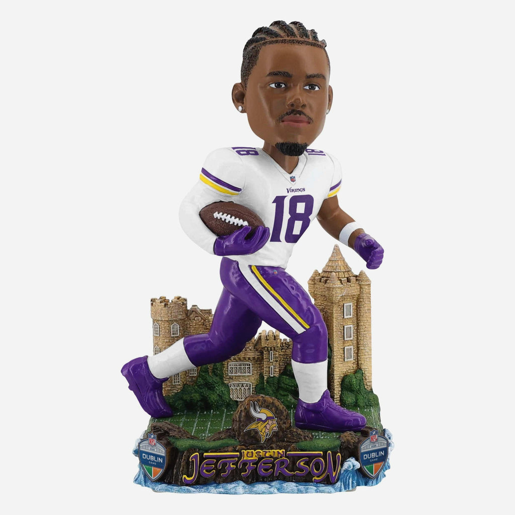 Justin Jefferson Minnesota Vikings 2025 International Game Bobblehead FOCO - FOCO.com