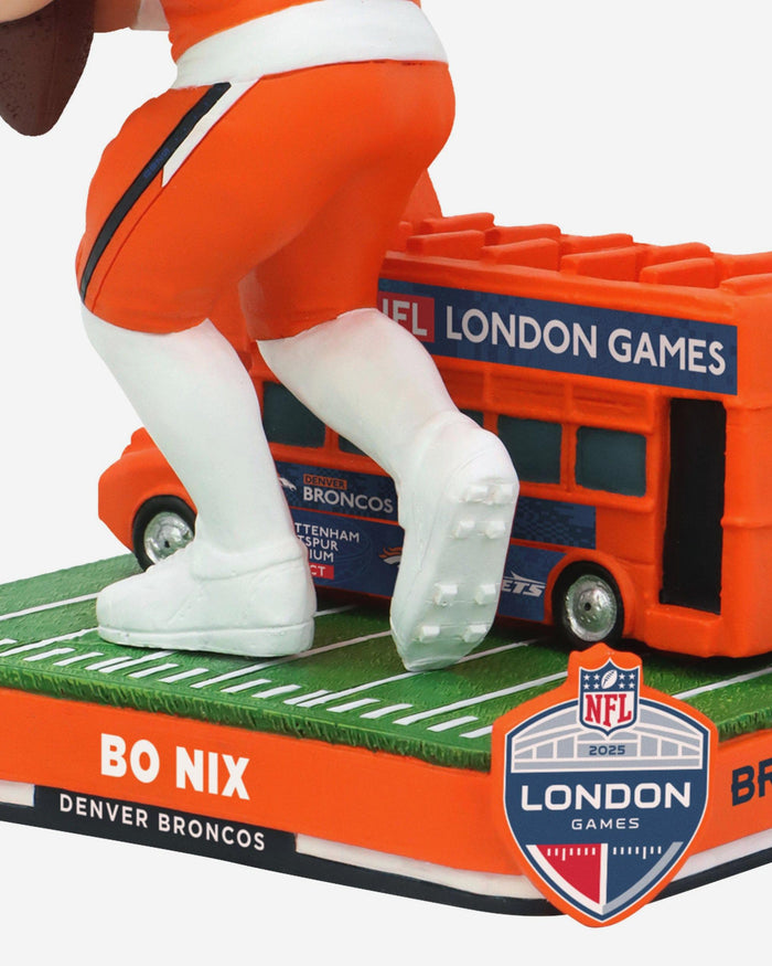Bo Nix Denver Broncos 2025 NFL International Game Bobblehead FOCO - FOCO.com
