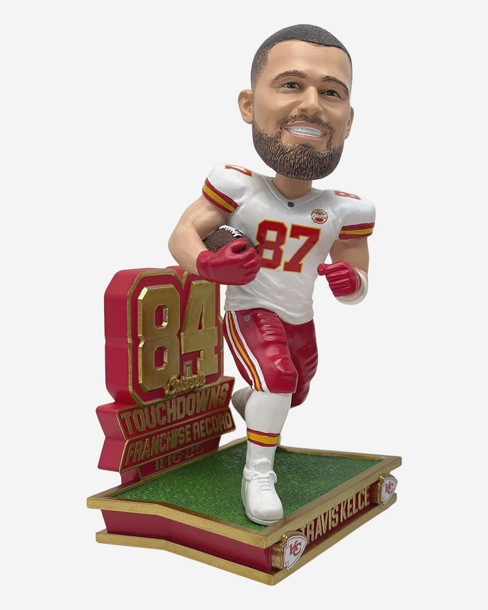 Travis Kelce Kansas City Chiefs Most Touchdowns in Franchise History Bobblehead FOCO - FOCO.com