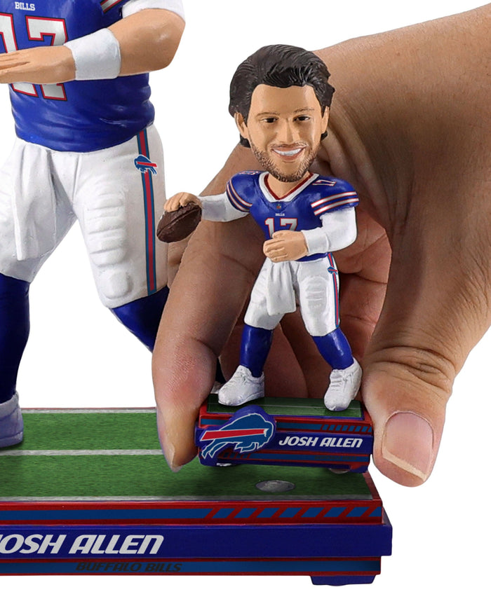 Josh Allen Buffalo Bills Magnetized Bobble Dubblz Bobblehead FOCO - FOCO.com