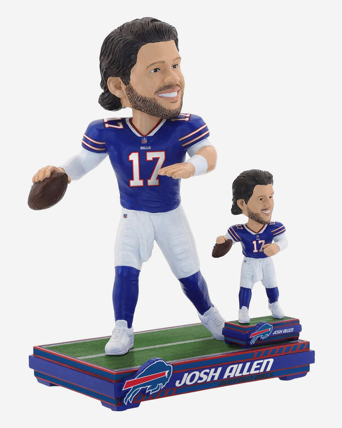 Josh Allen Buffalo Bills Magnetized Bobble Dubblz Bobblehead FOCO - FOCO.com