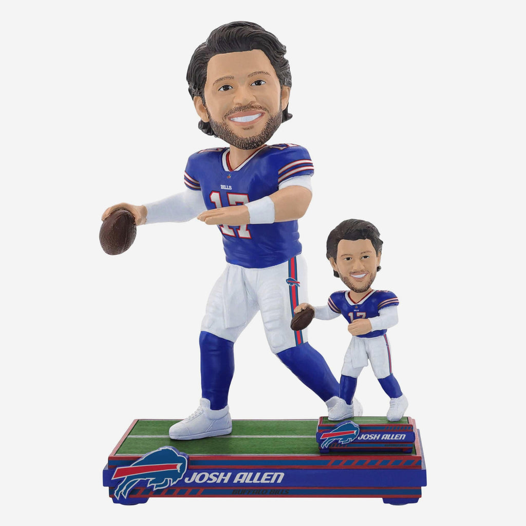 Josh Allen Buffalo Bills Magnetized Bobble Dubblz Bobblehead FOCO - FOCO.com