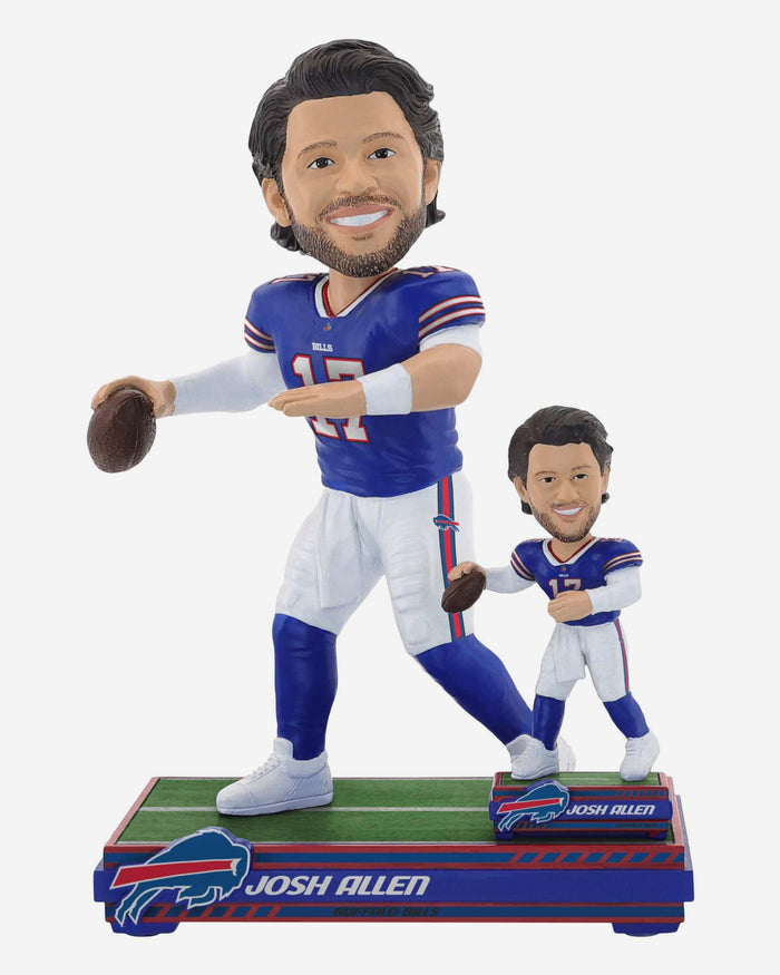 Josh Allen Buffalo Bills Magnetized Bobble Dubblz Bobblehead FOCO - FOCO.com
