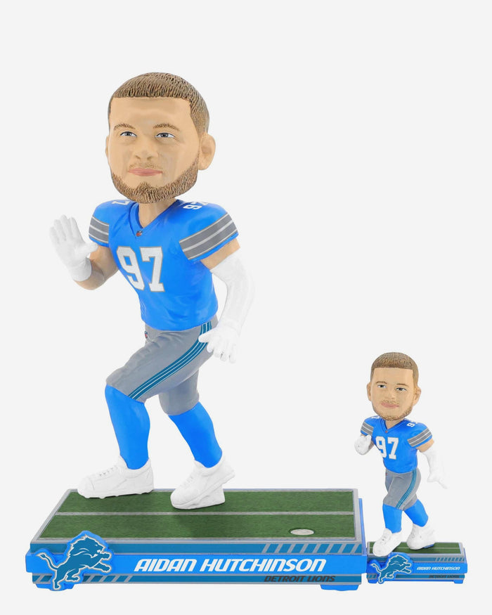 Aidan Hutchinson Detroit Lions Magnetized Bobble Dubblz Bobblehead FOCO - FOCO.com