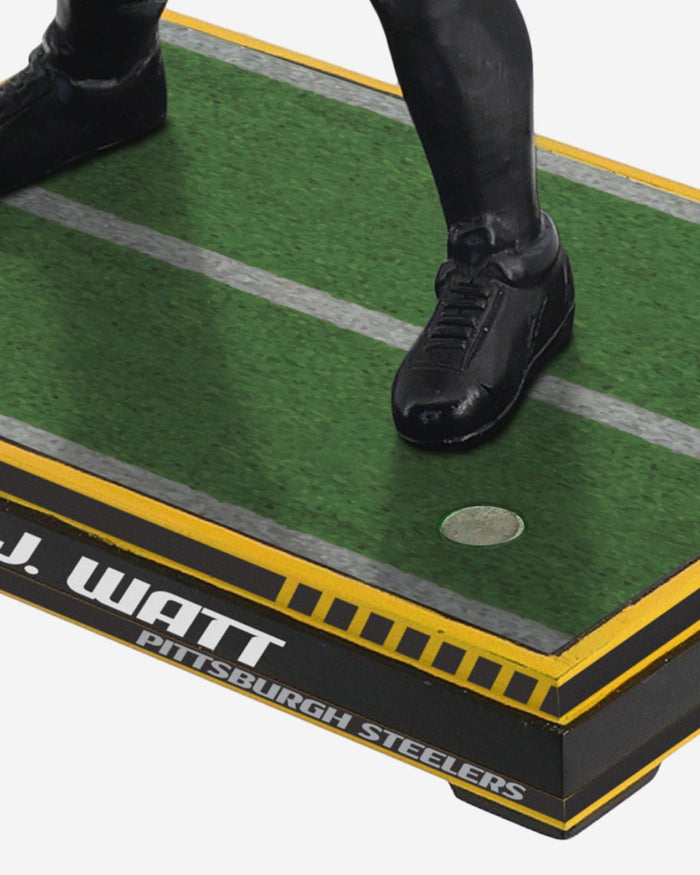 TJ Watt Pittsburgh Steelers Magnetized Bobble Dubblz Bobblehead FOCO - FOCO.com