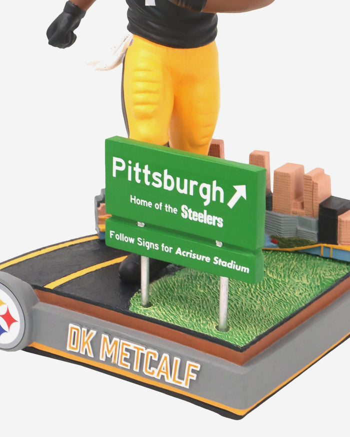 DK Metcalf Pittsburgh Steelers Next Stop Bobblehead FOCO - FOCO.com