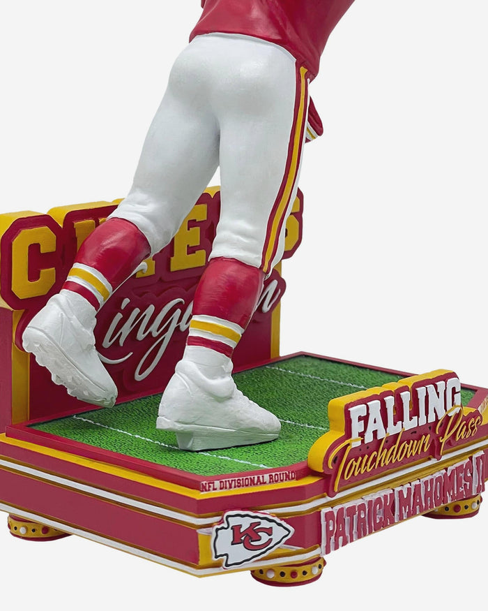 Patrick Mahomes Kansas City Chiefs 2024 NFL Playoffs Falling Touchdown Bobblehead FOCO - FOCO.com
