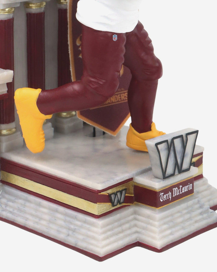 Terry McLaurin Washington Commanders Raise Hail Banner Raising Bobblehead FOCO - FOCO.com