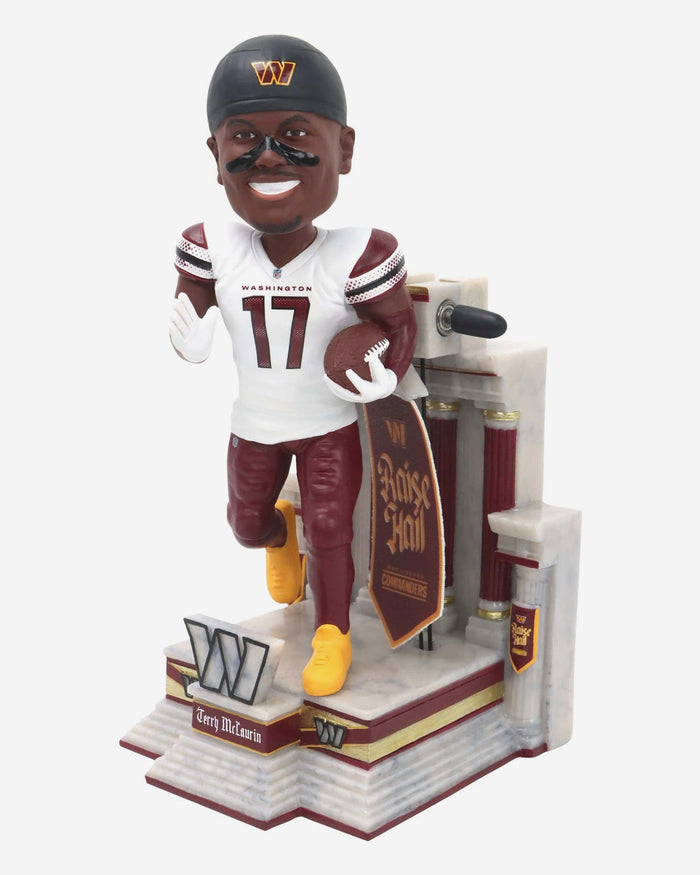 Terry McLaurin Washington Commanders Raise Hail Banner Raising Bobblehead FOCO - FOCO.com