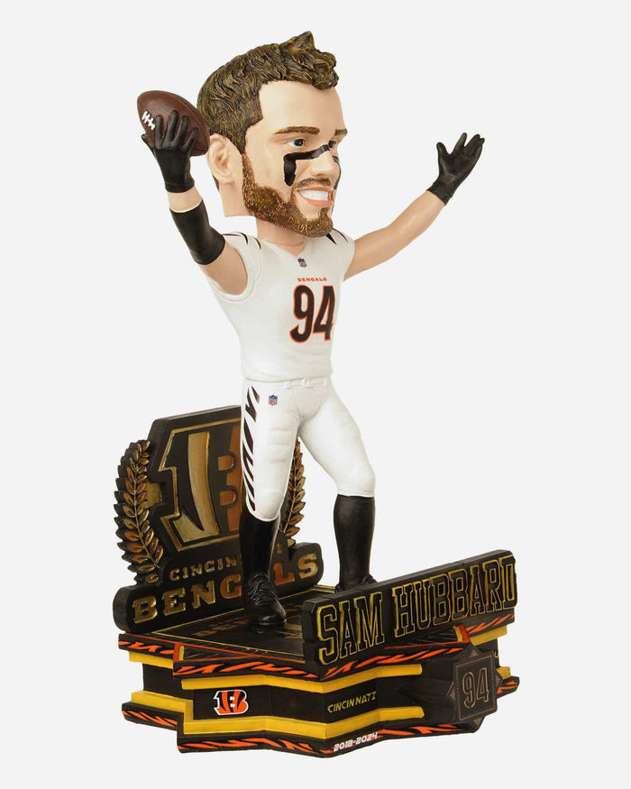 Sam Hubbard Cincinnati Bengals Retirement Bobblehead FOCO - FOCO.com