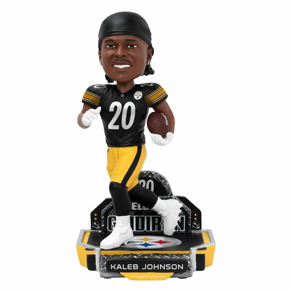 Kaleb Johnson Pittsburgh Steelers 2025 Rookie Series Bobblehead FOCO - FOCO.com
