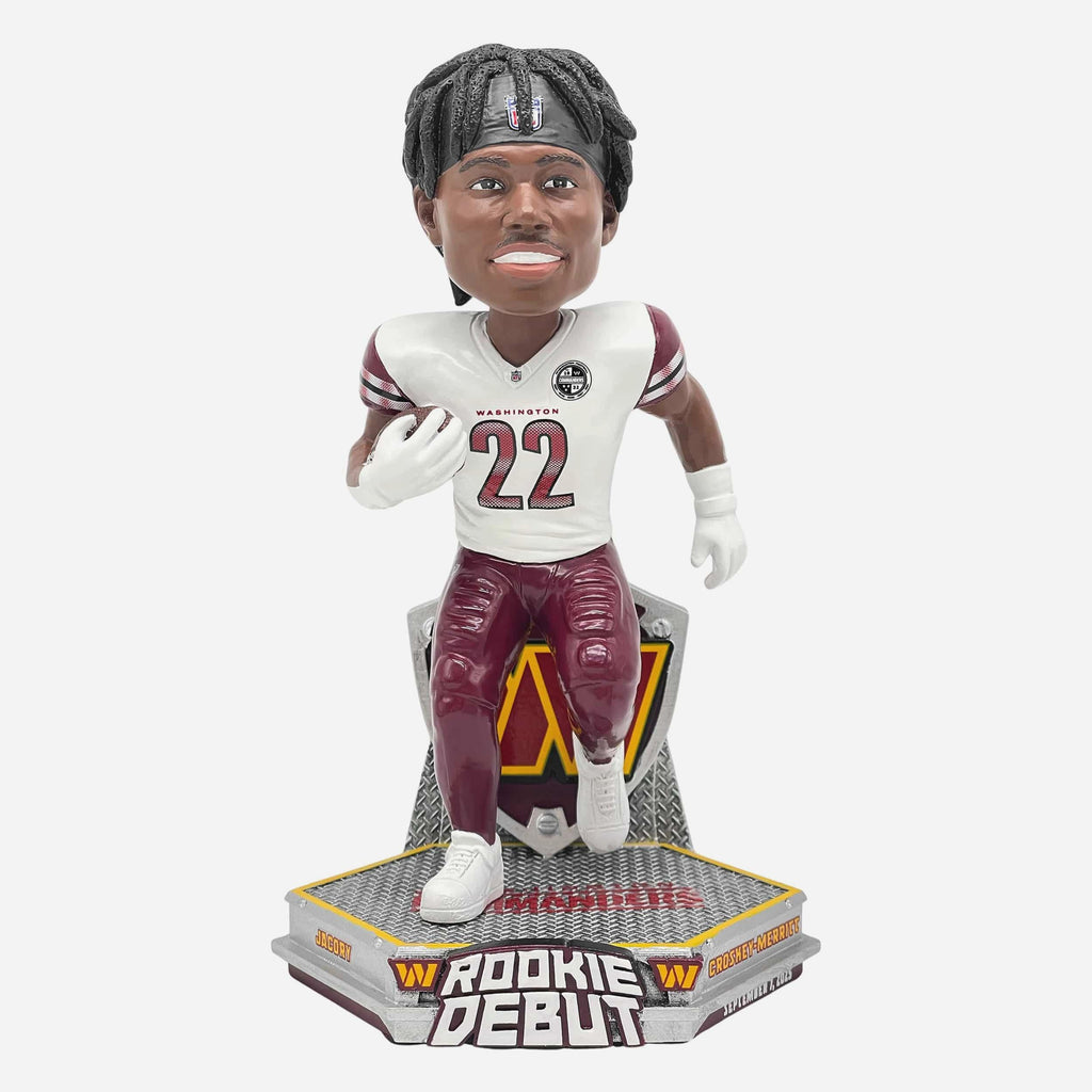 Jacory Croskey-Merritt Washington Commanders Rookie Debut Bobblehead FOCO - FOCO.com