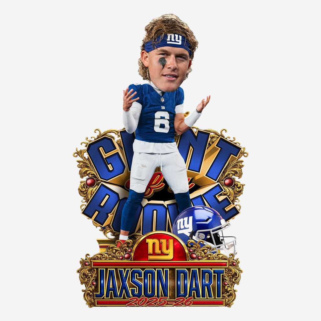 Jaxson Dart New York Giants Rising Rookie Bobblehead