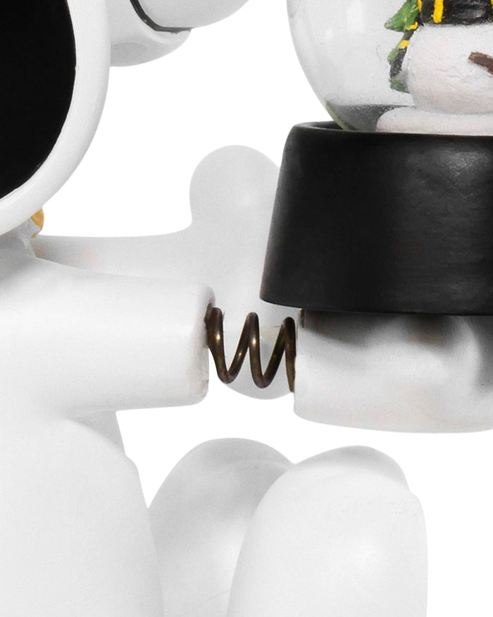 Pittsburgh Steelers Snoopy Peanuts Snow Globe Bobblehead FOCO - FOCO.com