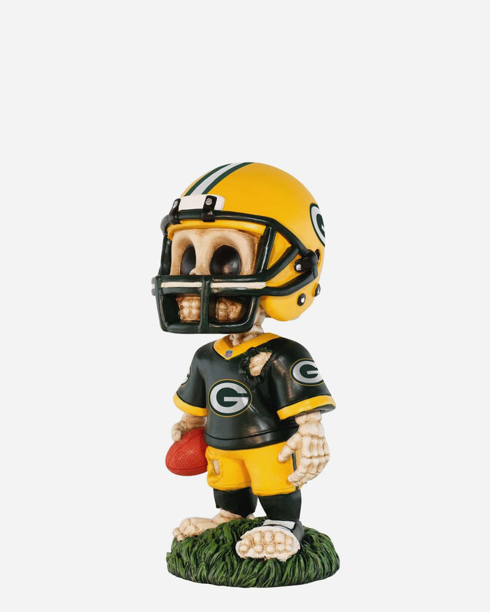 Green Bay Packers Team Skull Mini Bobblehead FOCO - FOCO.com