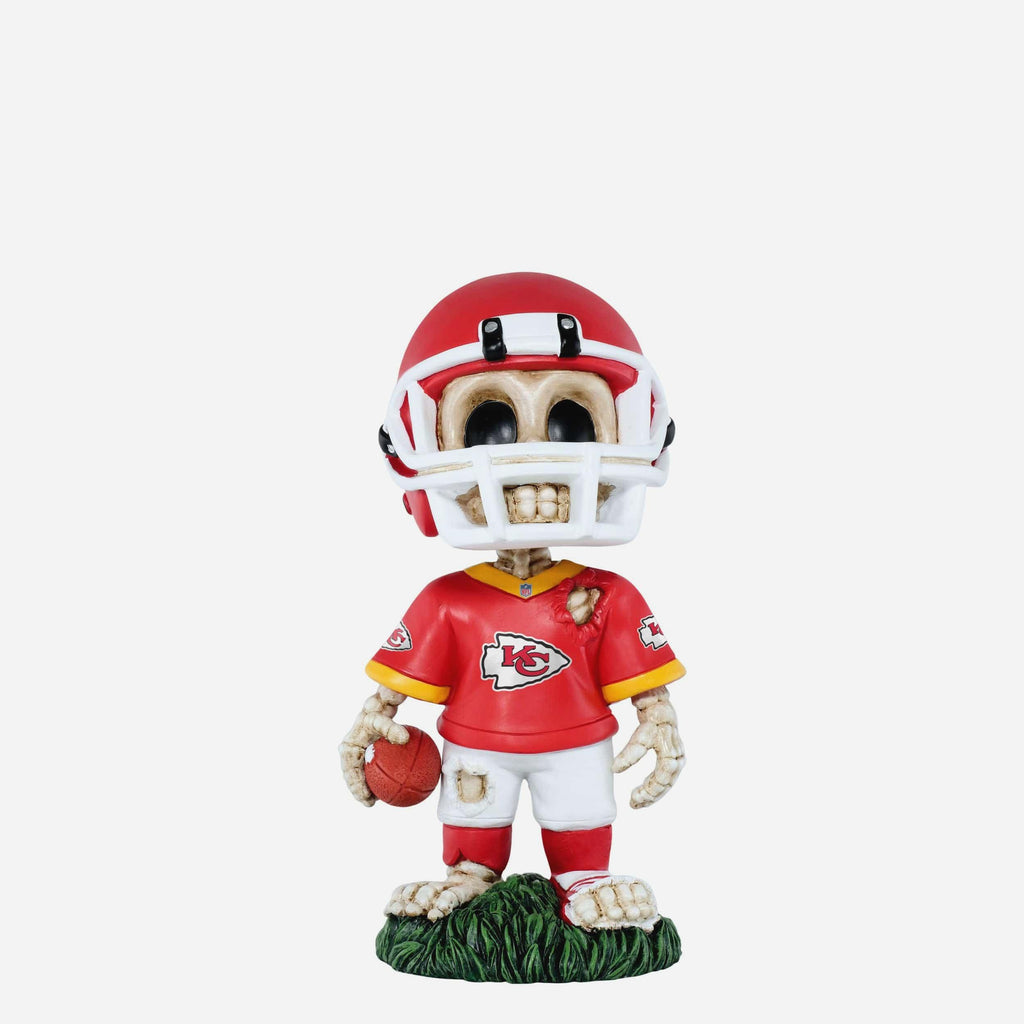 Kansas City Chiefs Team Skull Mini Bobblehead FOCO - FOCO.com