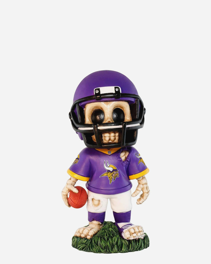 Minnesota Vikings Team Skull Mini Bobblehead FOCO - FOCO.com
