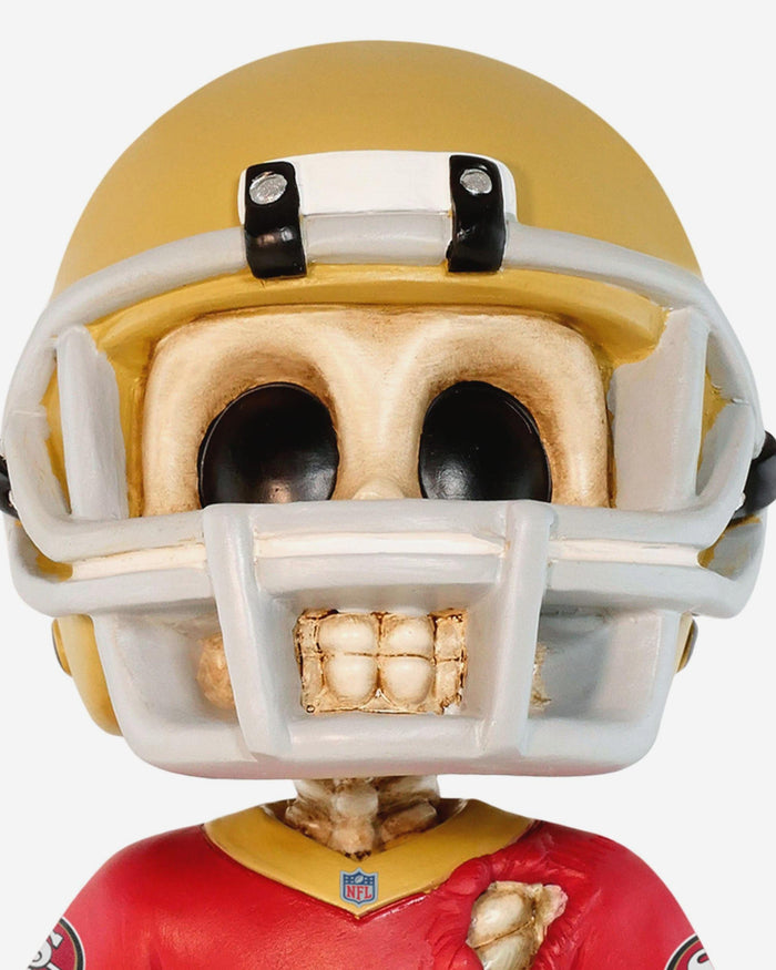San Francisco 49ers Team Skull Mini Bobblehead FOCO - FOCO.com