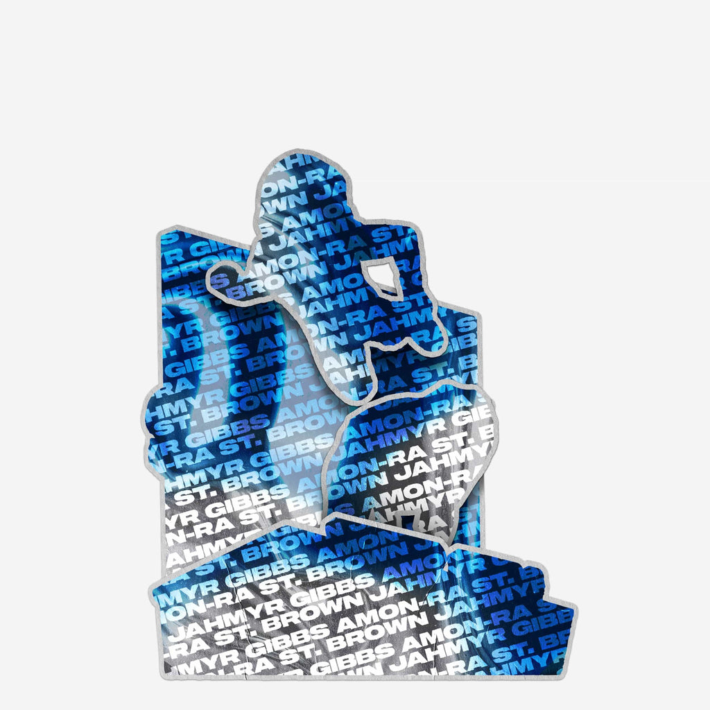 Jahmyr Gibbs & Amon Ra St Brown Detroit Lions Touchdown Celebration Mini Bobble Scene FOCO - FOCO.com