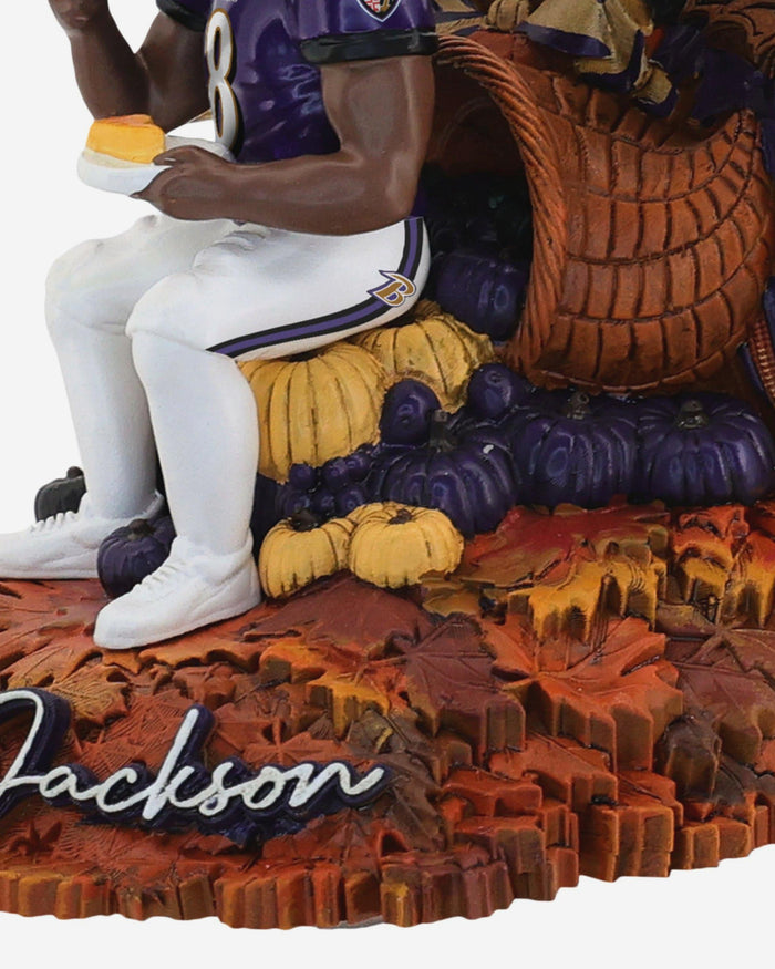 Lamar Jackson Baltimore Ravens Thanksgiving Day Bobblehead FOCO - FOCO.com