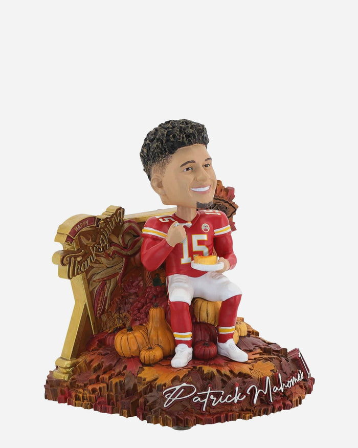 Patrick Mahomes Kansas City Chiefs Thanksgiving Day Bobblehead FOCO - FOCO.com