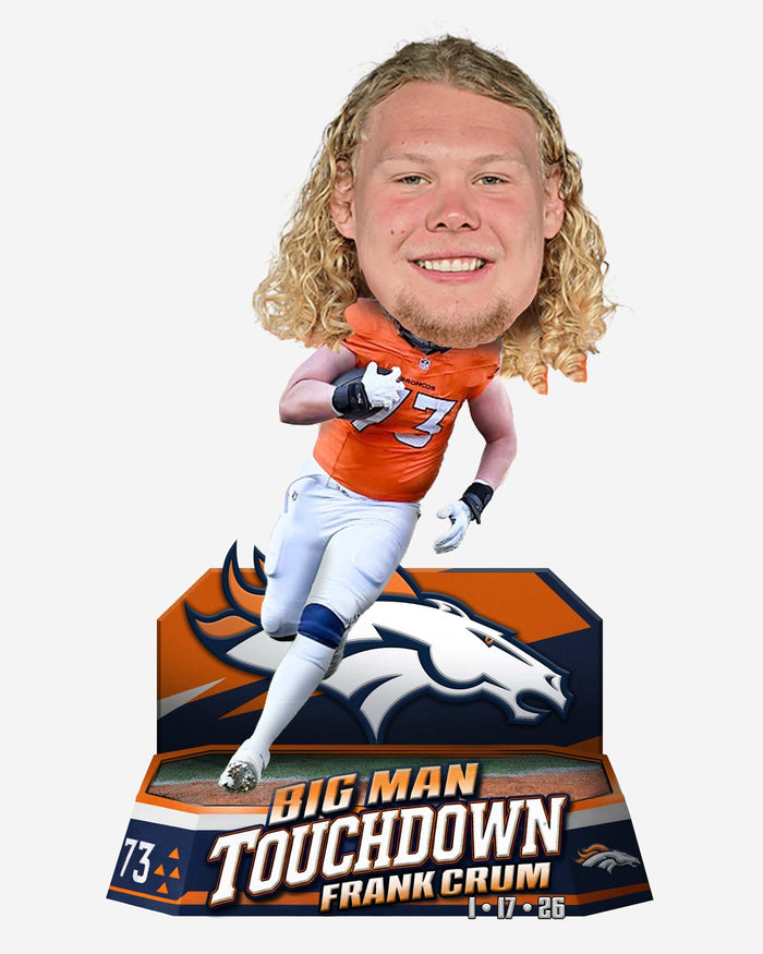 Frank Crum Denver Broncos Divisional Round Touchdown Bobblehead FOCO - FOCO.com