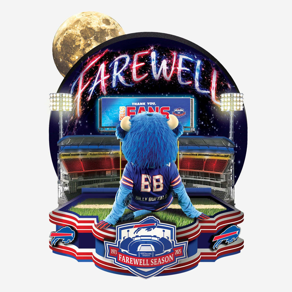 Billy Buffalo Buffalo Bills 2025 Highmark Stadium Farewell Season Fireworks Bobblehead FOCO - FOCO.com