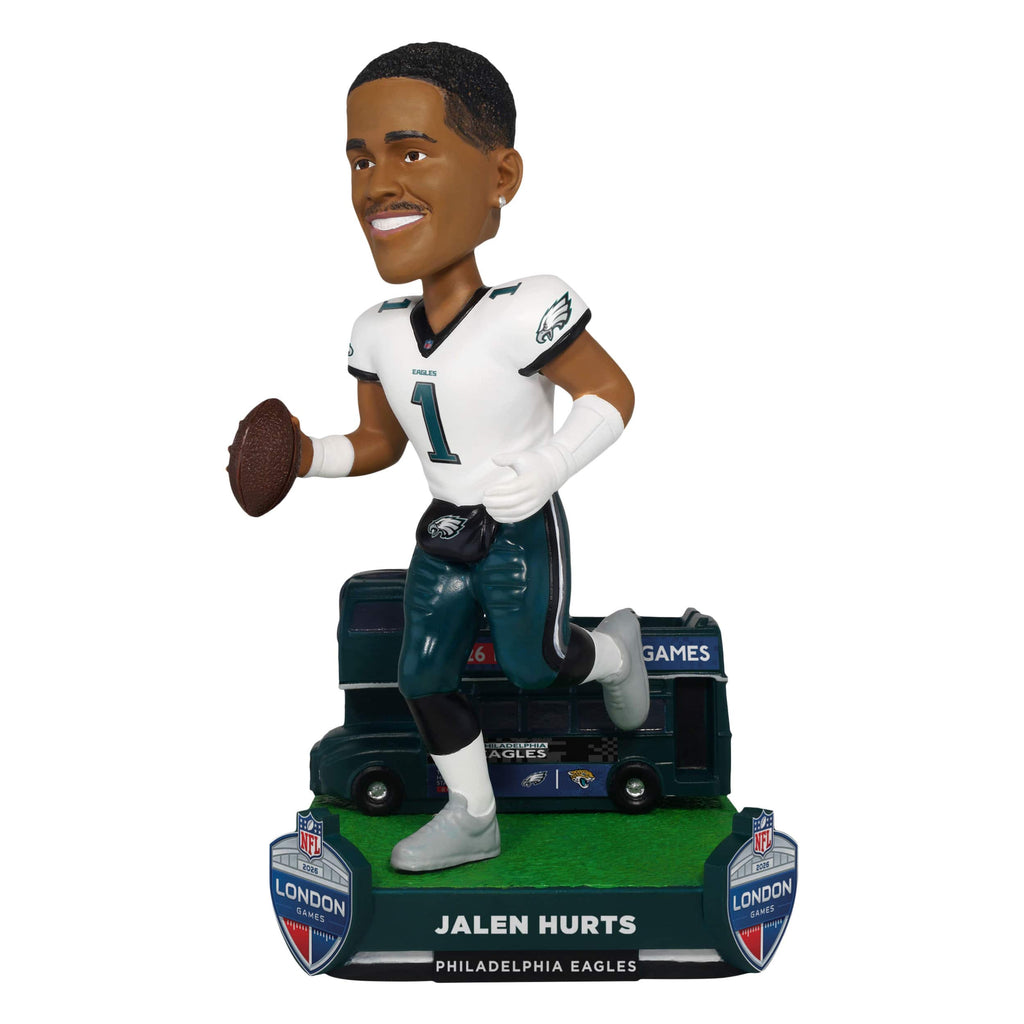 Jalen Hurts Philadelphia Eagles 2026 NFL International Game Bobblehead FOCO - FOCO.com