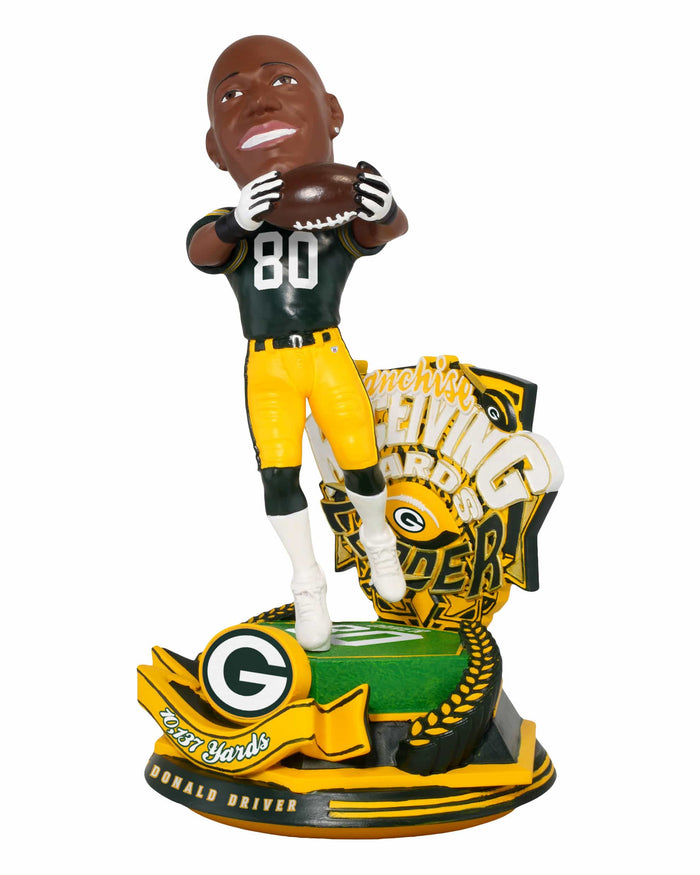 Donald Driver Green Bay Packers Franchise Receiving Yards Record Bobblehead