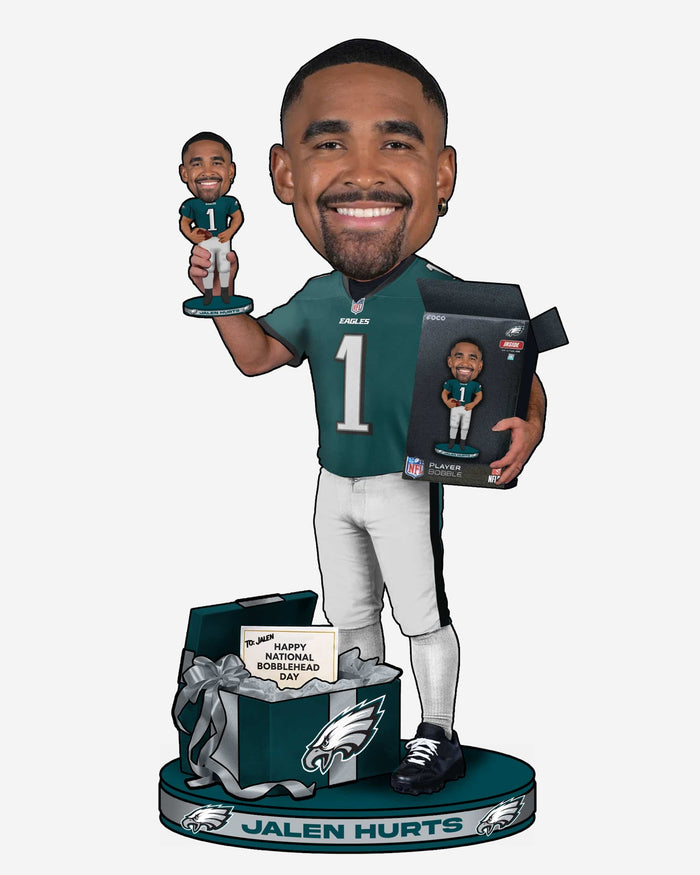 Jalen Hurts Philadelphia Eagles National Bobblehead Day Bobblehead FOCO - FOCO.com