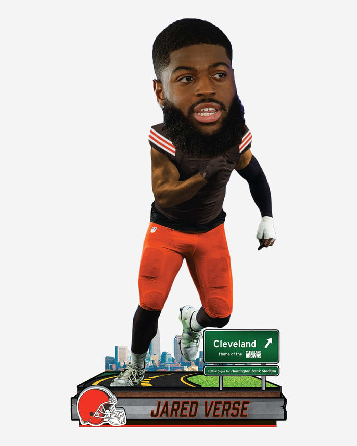 Jared Verse Cleveland Browns Next Stop Bobblehead FOCO - FOCO.com