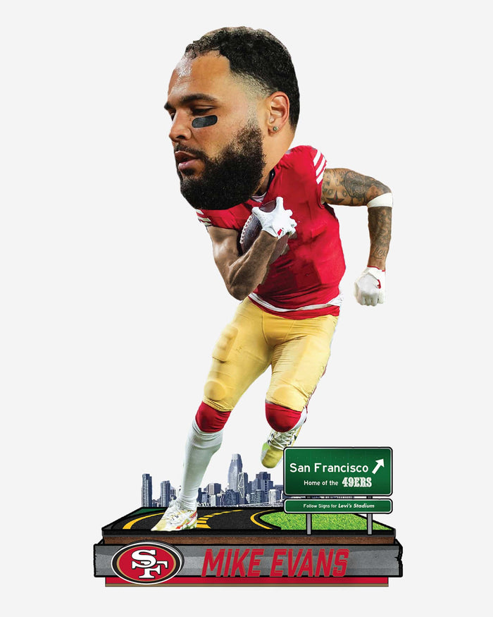 Mike Evans San Francisco 49ers Next Stop Bobblehead FOCO - FOCO.com
