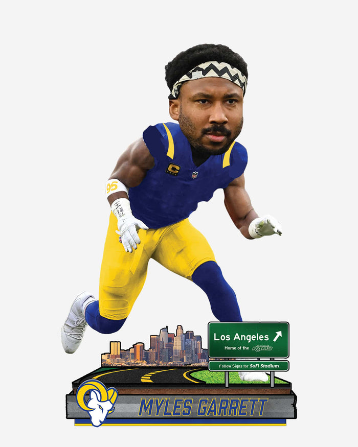 Myles Garrett Los Angeles Rams Next Stop Bobblehead FOCO - FOCO.com