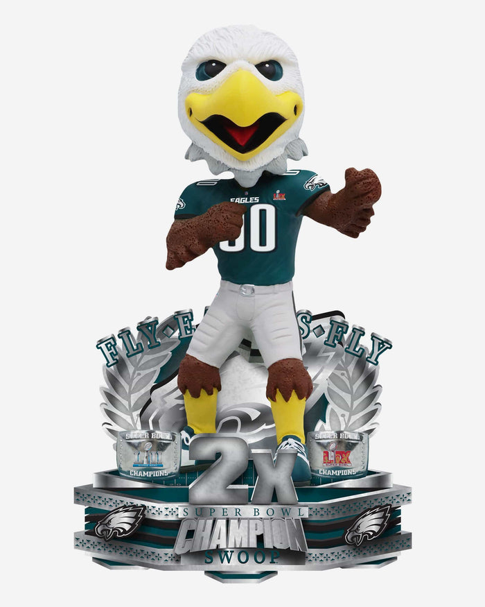 Swoop Philadelphia Eagles Super Bowl LIX Champions Bobblehead FOCO - FOCO.com