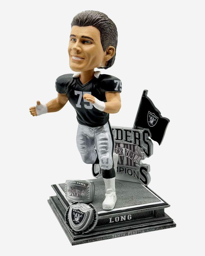 Howie Long Los Angeles Raiders Super Bowl XVIII Champions 40th Anniversary Bobblehead FOCO - FOCO.com