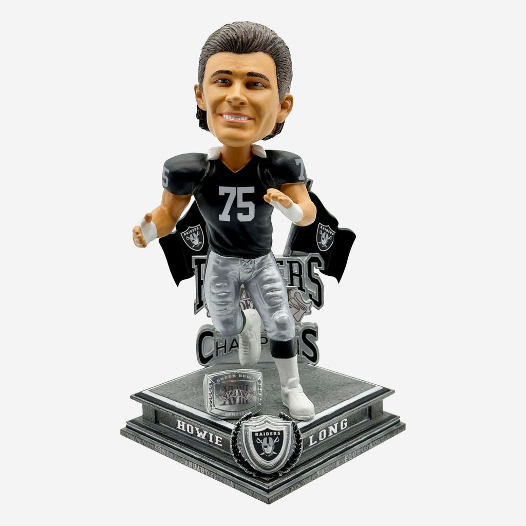Howie Long Las Vegas Raiders Super Bowl XVIII Champions 40th Anniversary Bobblehead FOCO - FOCO.com