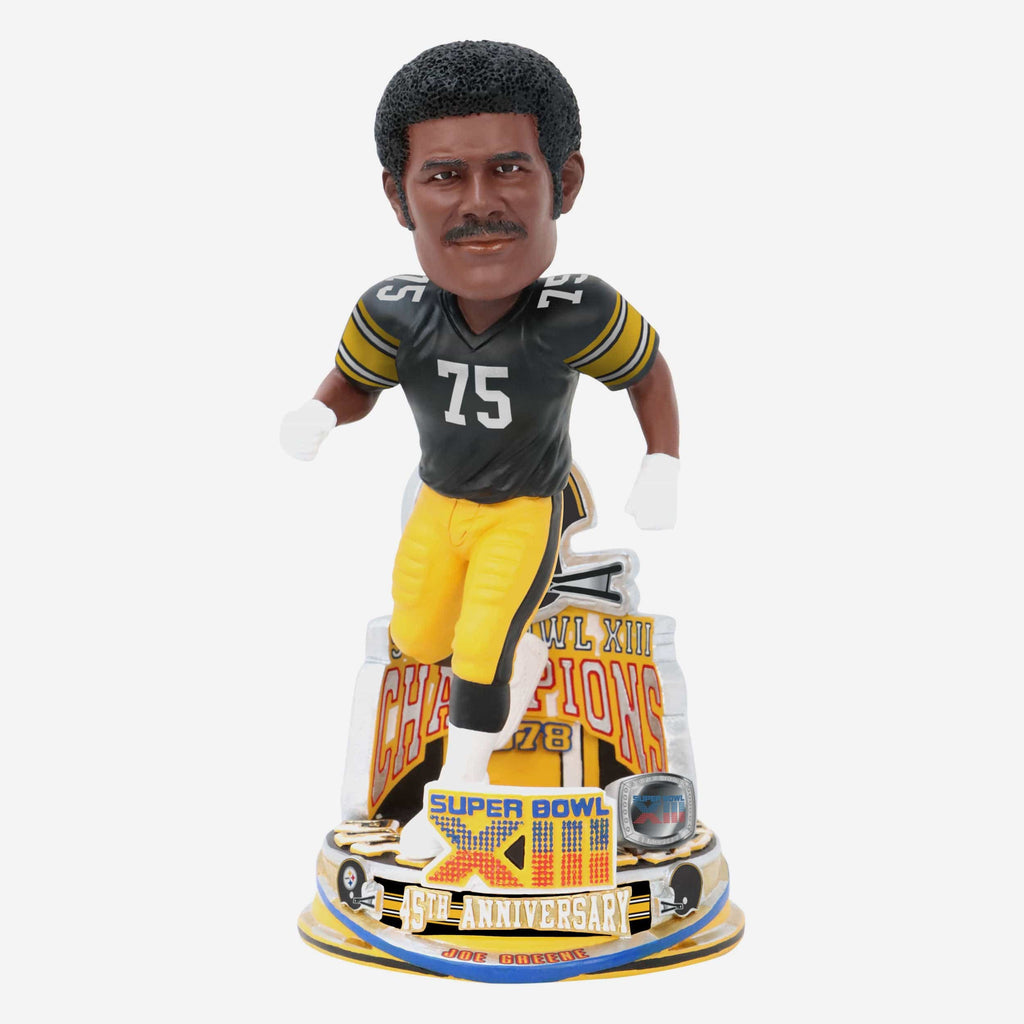 Joe Greene Pittsburgh Steelers Super Bowl XIII Champions 45th Anniversary Bobblehead FOCO - FOCO.com