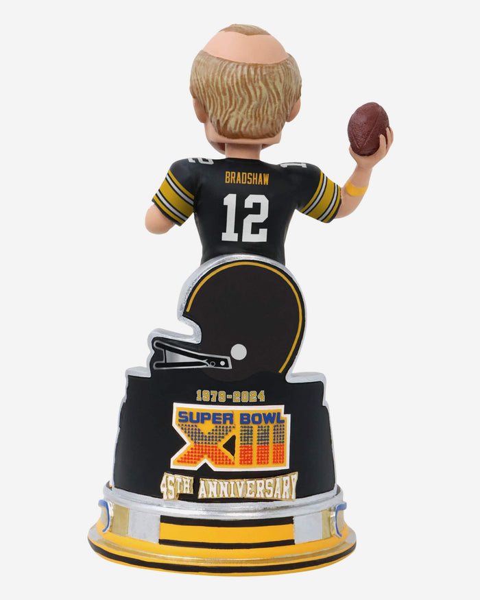 Terry Bradshaw Pittsburgh Steelers Super Bowl XIII Champions 45th Anniversary Bobblehead FOCO - FOCO.com