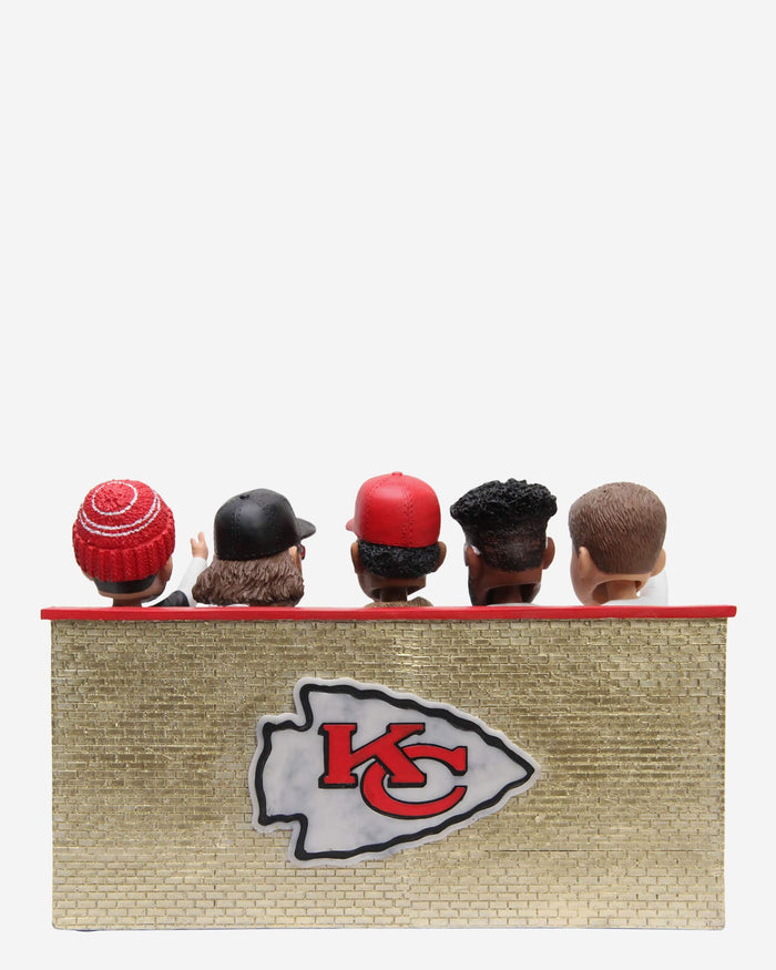 Kansas City Chiefs Super Bowl LVII Champions Offensive Line Zero Sacks Mini Bobblehead Scene FOCO - FOCO.com