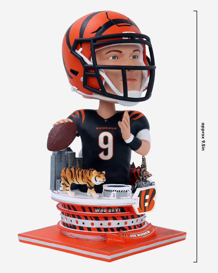 Joe Burrow Cincinnati Bengals Bust Bighead Bobblehead FOCO - FOCO.com