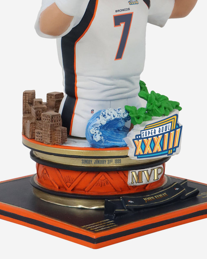 John Elway Denver Broncos Super Bowl XXXIII MVP Bust Bighead Bobblehead FOCO - FOCO.com