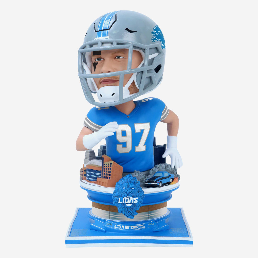 Aidan Hutchinson Detroit Lions Bust Bighead Bobblehead FOCO - FOCO.com