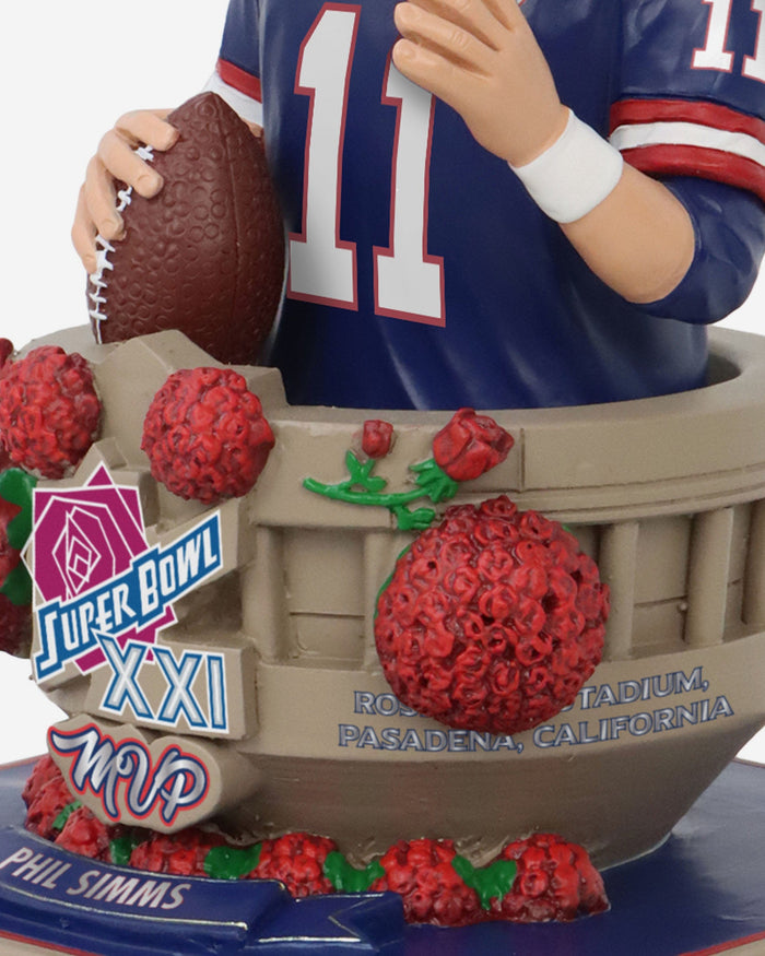 Phil Simms New York Giants Super Bowl XXI MVP Bust Bighead Bobblehead FOCO - FOCO.com