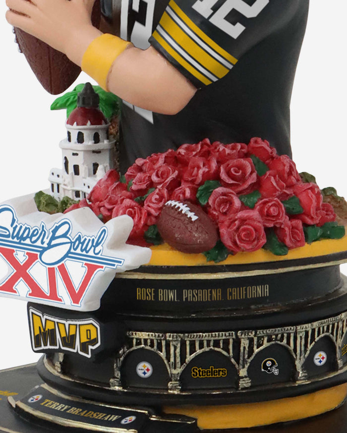 Terry Bradshaw Pittsburgh Steelers Super Bowl XIV MVP Bust Bighead Bobblehead FOCO - FOCO.com